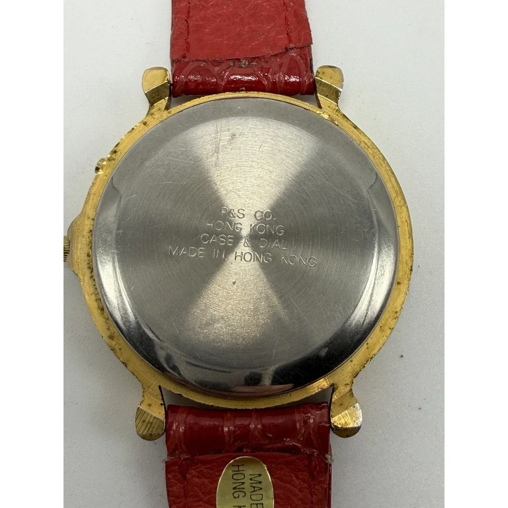 Geneva GQF Vintage New Battery Mens Santa Claus Watch 43MM 8